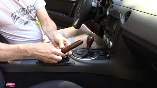 Installing a Custom Walnut Shift Knob & E-Brake Handle in a 2012 Miata screenshot 5