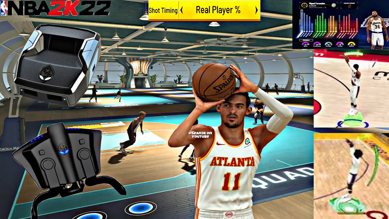 REAL PLAYER PERCENTAGE IS OVERPOWERED IN NBA 2K22!!NEVER MISS A SHOT