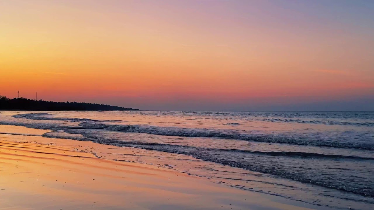 Serene Ocean Horizon ASMR 4K Relaxing Waves Ambience for Meditation Sleep