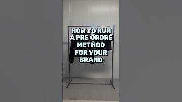 How to run the PRE-ORDER method #brandtips #streetwear #clothingbrandtips #clothingbrandmarketing