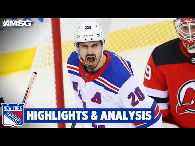 Chris Kreider scores twice as Rangers dominate Devils for Game 1 win