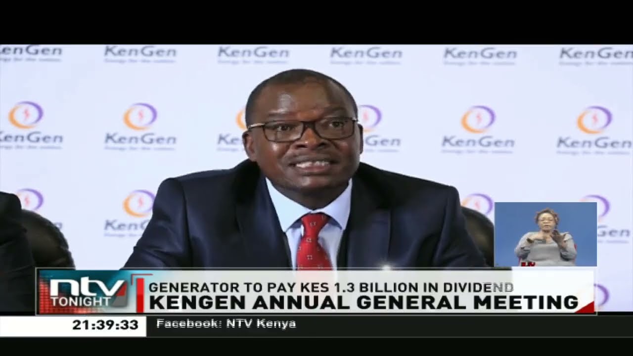 KENGEN to pay KES 1.3 billion in dividends