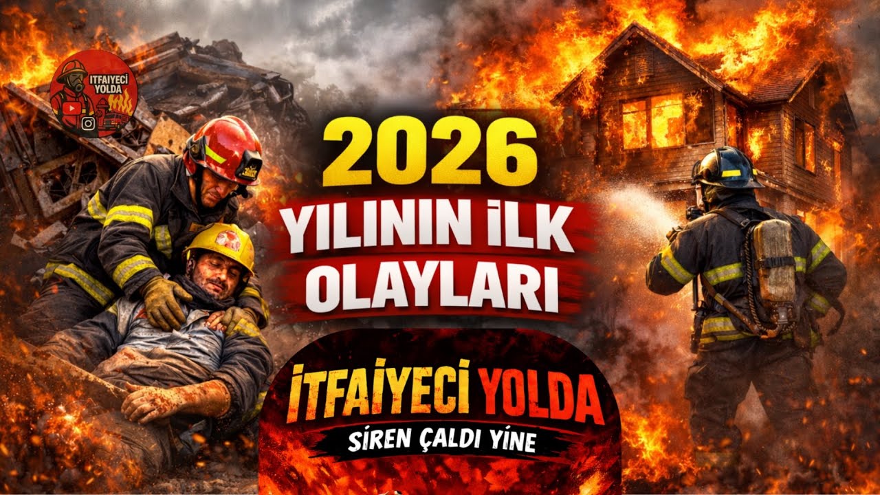 2026 YILININ İLK OLAYLARI | İş kazası - Ev yangını müdahale