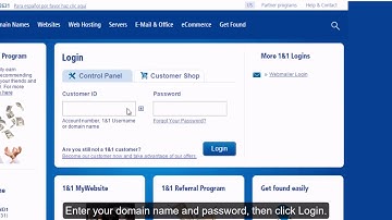 How to update your nameservers at 1and1.com? - HOSTIMUL