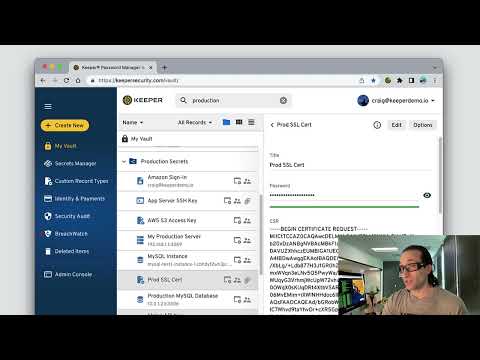 Store & Share SSH Keys, Private Keys & Other DevOps Secrets In an Encrypted Vault | Keeper Security