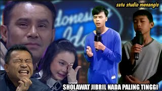 JUDIKA DAN SEMUA JUDGES MENANGIS MENDENGAR SHOLAWAT JIBRIL BERSUARA MERDU - Indonesian Idol