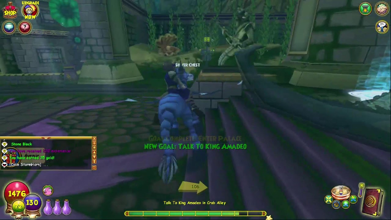 Wizard 101 Chill Gameply Pt.38 - Storm Wizard - chilling chillin