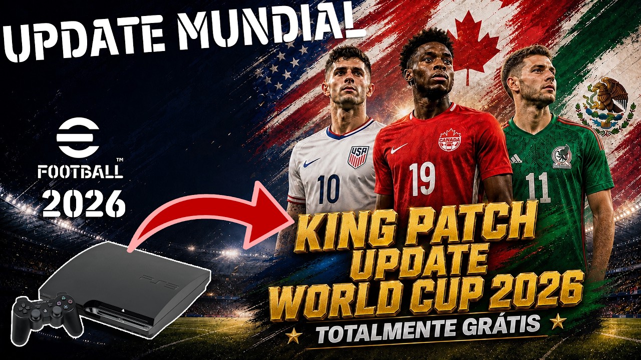 NUEVA ACTUALIZACION PARA eFootball 2026 KING PATCH PS3 🎮❤️