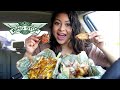 WINGSTOP VOODOO FRIES MUKBANG !! (Super Bowl 2021)