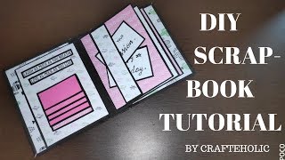 scrapbook for beginners | scrapbook tutorial | how to make a scrapbook | scrabook for birthday