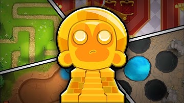 How Far Can A MAX Temple Go On Every Map In BTD5