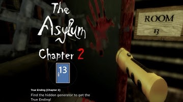 The True Ending and The Hidden Generator | The Asylum Chapter 2 | Roblox | Walkthrough
