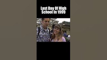 Last Day Of High School In 1999 | #nostalgic #nostalgia #90skids #shorts