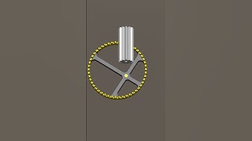 Variable Circular Motion by Crown-wheel and Pinion (Mechanical Movement Part 109) #animation