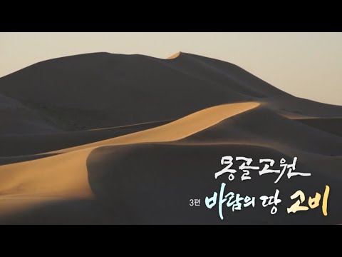 KBS 걸작 다큐멘터리 (몽골고원 3편 - 바람의 땅 고비) #Mongolian Plat #Gobi des.