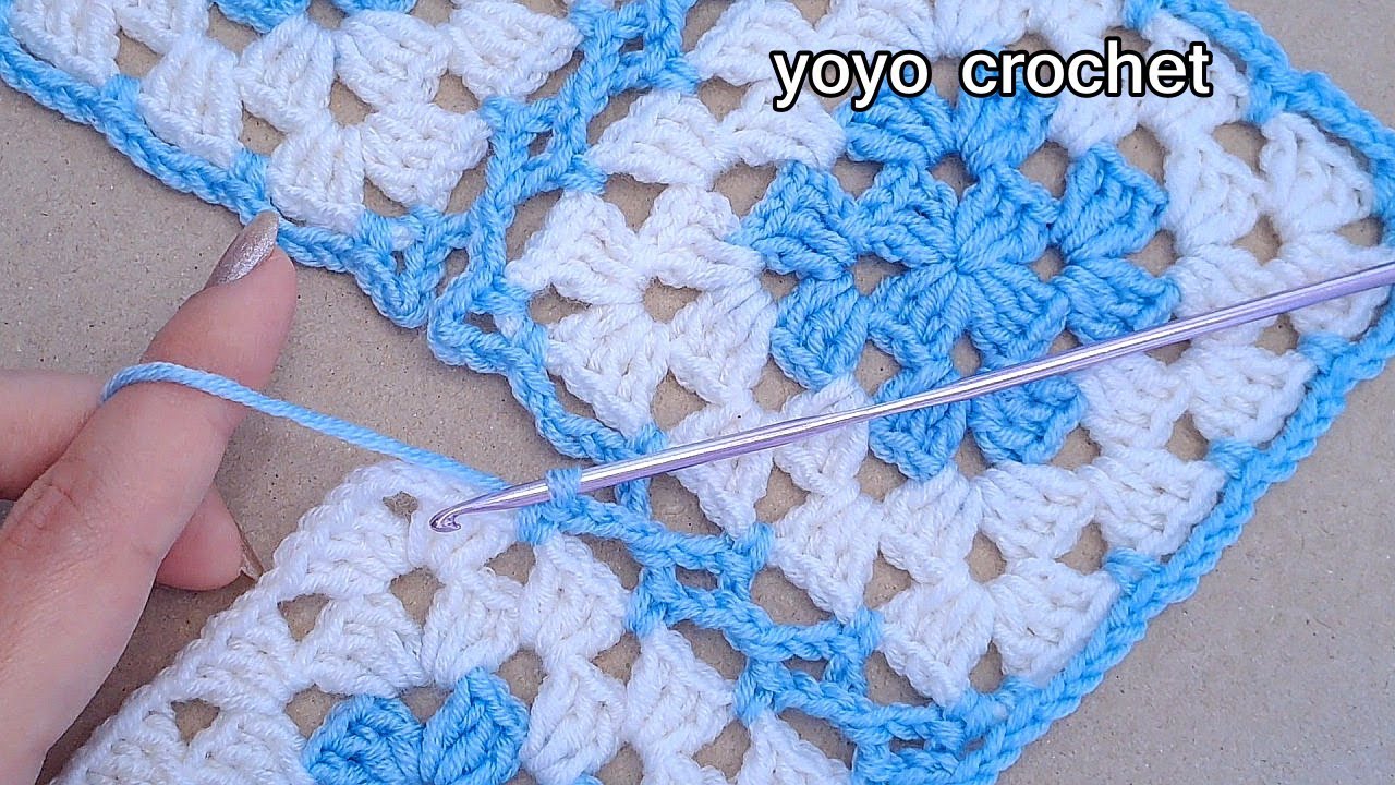 ب 5 طرق مختلفة  !! تشبيك مربعات الجرانى كروشية - Crochet 5 Ways to Connect Squares