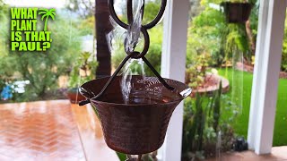 My RAIN CHAIN's Make Wet Days a lot more ENJOYABLE /  What are they?  and Should You Get One?