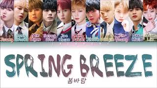 #WannaOne #워너원 #봄바람 Wanna One (워너원) - ' SPRING BREEZE' (봄바람) Lyrics [Color Coded_Han_Rom_Eng]