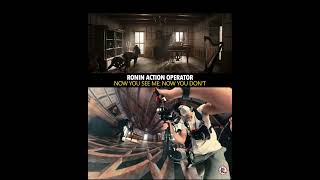 Now you see me: now you don't. ronin action operator