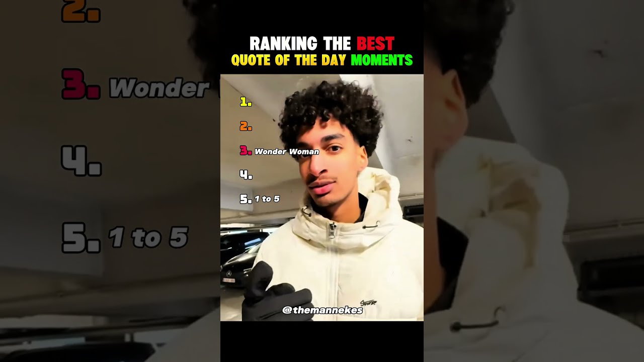 RANKING BEST Quote Of The Day Moments