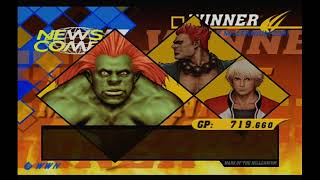 Rock Howard/Blanka/Akuma Arcade Capcom Vs SNK 2 PS2 on PS3 1080p 60fps