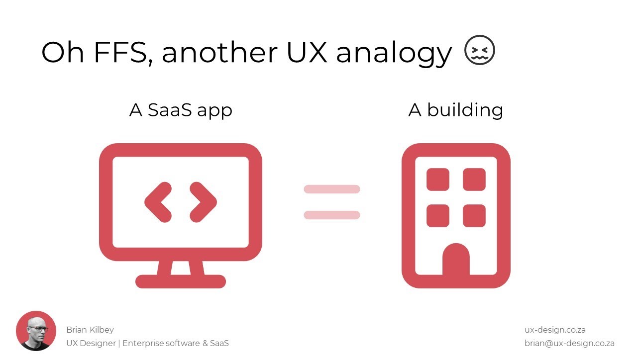 A UX design analogy – Software as a building - YouTube