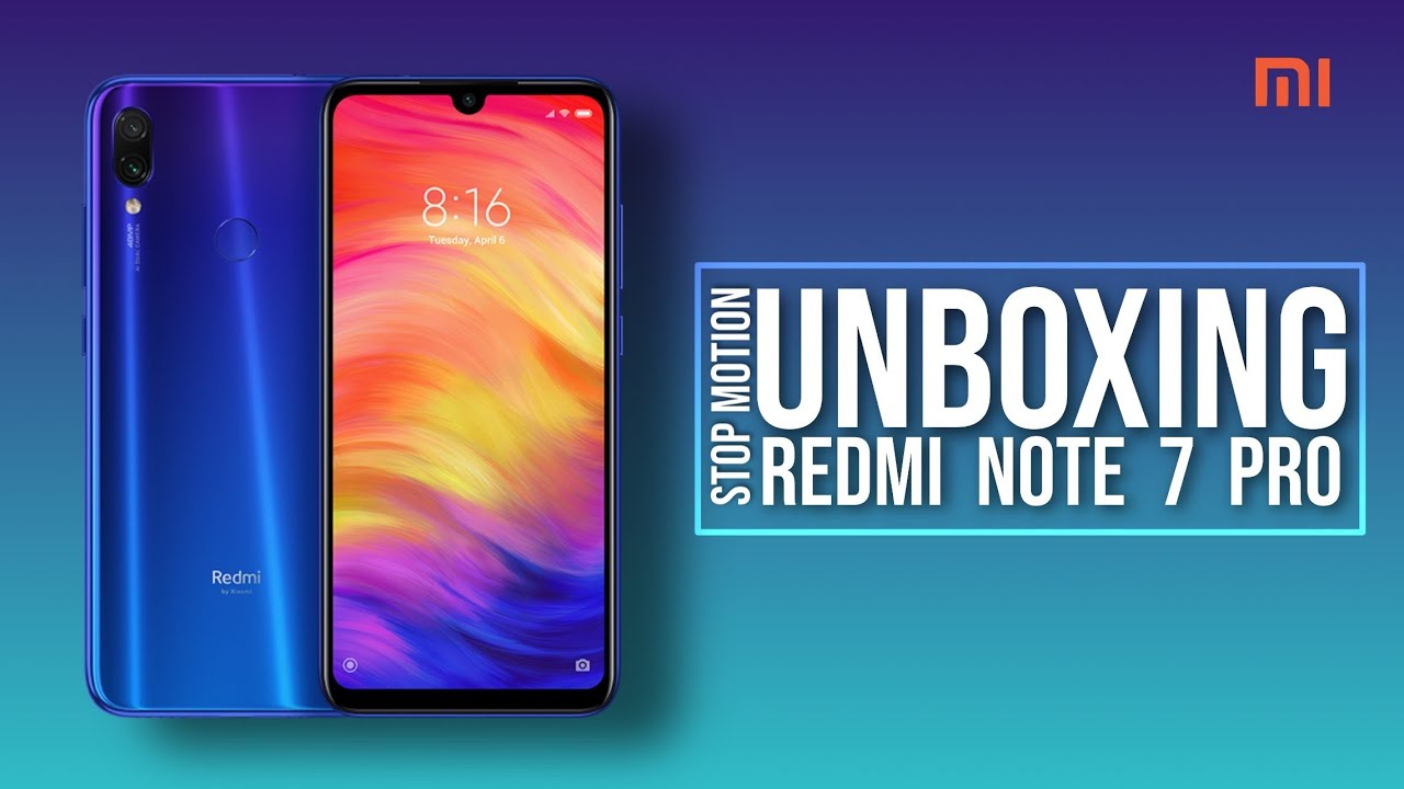 Stop Motion Unboxing - Redmi Note 7 Pro
