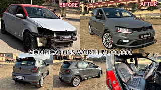Old polo converted to new polo | Best modified polo |headlights for polo