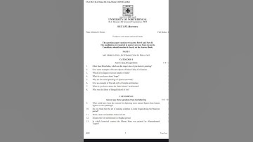 sec question paper 2023 history 4th semester under NBU