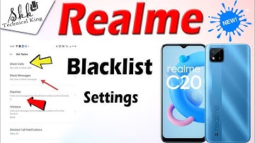 Realme C20 Blacklist Setting || How to Add or Remove Blacklist number Realme new Model🔥🔥🔥#blacklist