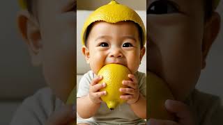 baby eat pineapple 🍍#baby #viral