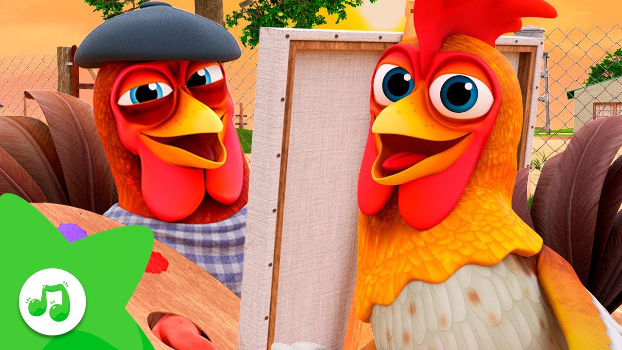 Pintu Murga Painting Kar Raha🎨🐔  Bartolito 🐓Hindi Baby Songs | Kids Kingdom Hindi Rhymes