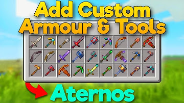 How To Add Custom Armor & Tools in Aternos Server | Add Custom Items in Aternos Server