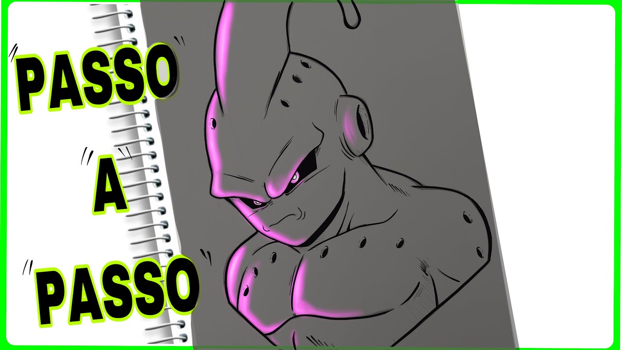 PetitoDesenhista - Desenhar Anime: Kid Boo - Dragon Ball Z