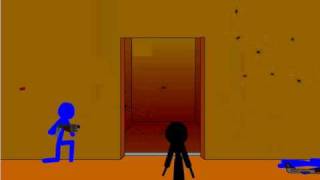 the matrix with stick people