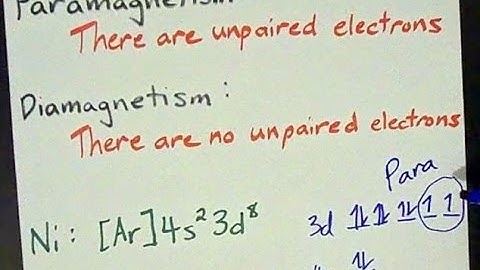 Is this Paramagnetic or Diamagnetic?