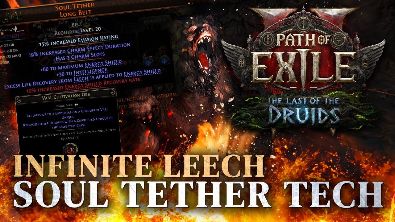 Life Leach Power Use THIS TRICK to get ENERGY SHIELD LEECH ON ANY BUILD!! - YouTube