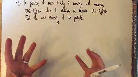 1 Momentum and Impulse in 2 Dimensions