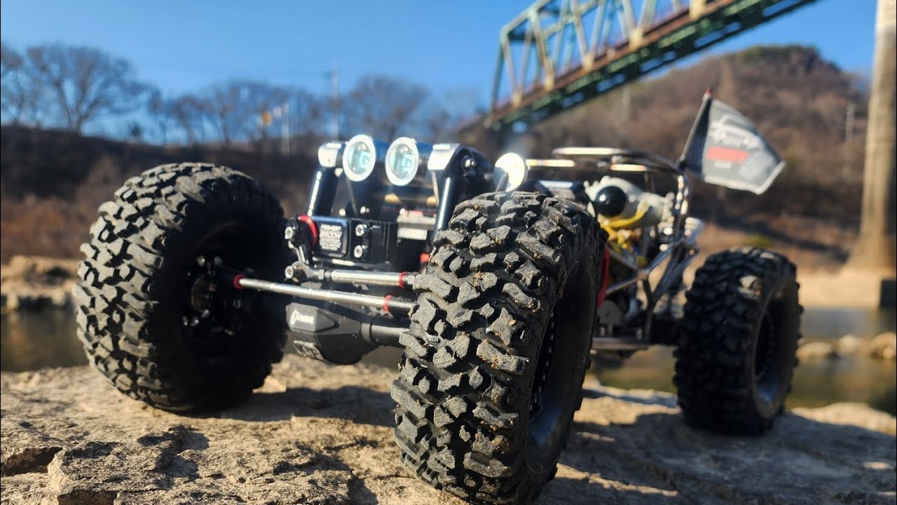 #[RC-Ddobagi]off-road RC TRAIL TI-SCX Axial Wraith .... - YouTube