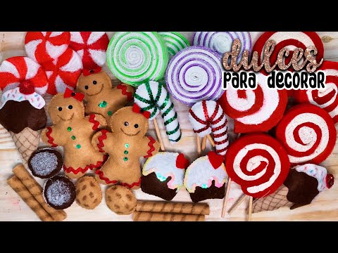 Video: Árbol De Navidad Hecho De Oropel Y Dulces
