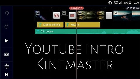 Cara membuat Intro 3D di HP Android | Kinemaster
