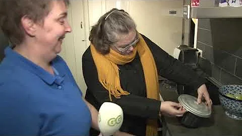 Schoppen maken, breien en poffert eten in Vlagtwedde