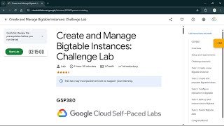Create and Manage Bigtable Instances: Challenge Lab | #qwiklabs | #GSP380