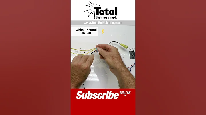 How to Convert Fluorescent 4 Tube Fixture to LED Fast #shorts #conversion #ledlighting #howto