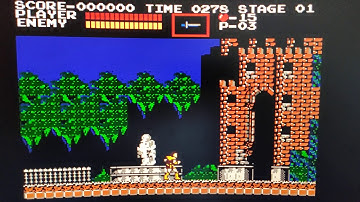 Castlevania on Famicom Disk System MiSTer FPGA.
