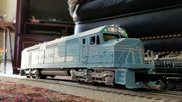 MTH Railking Scale Maersk Sealand FP45- PS 3.0 Sound Demo