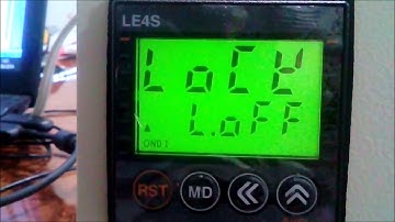 Autonics Tutorial : SERIE LE4S