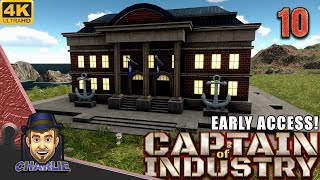 WE FEEL LIKE A CAPTAIN NOW! - Captain of Industry - 10 - Early Access Gameplay