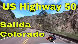 Salida Colorado  Rocky Mountains  US Highway 50