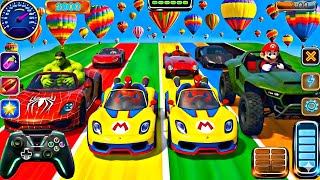 ⚡🔥NEW MONSTER TRUCK MEGA RAMP MADNESS  EXTREME STUNTS & INSANE CRASHES 🔥 MEGA RAMP RACING screenshot 3
